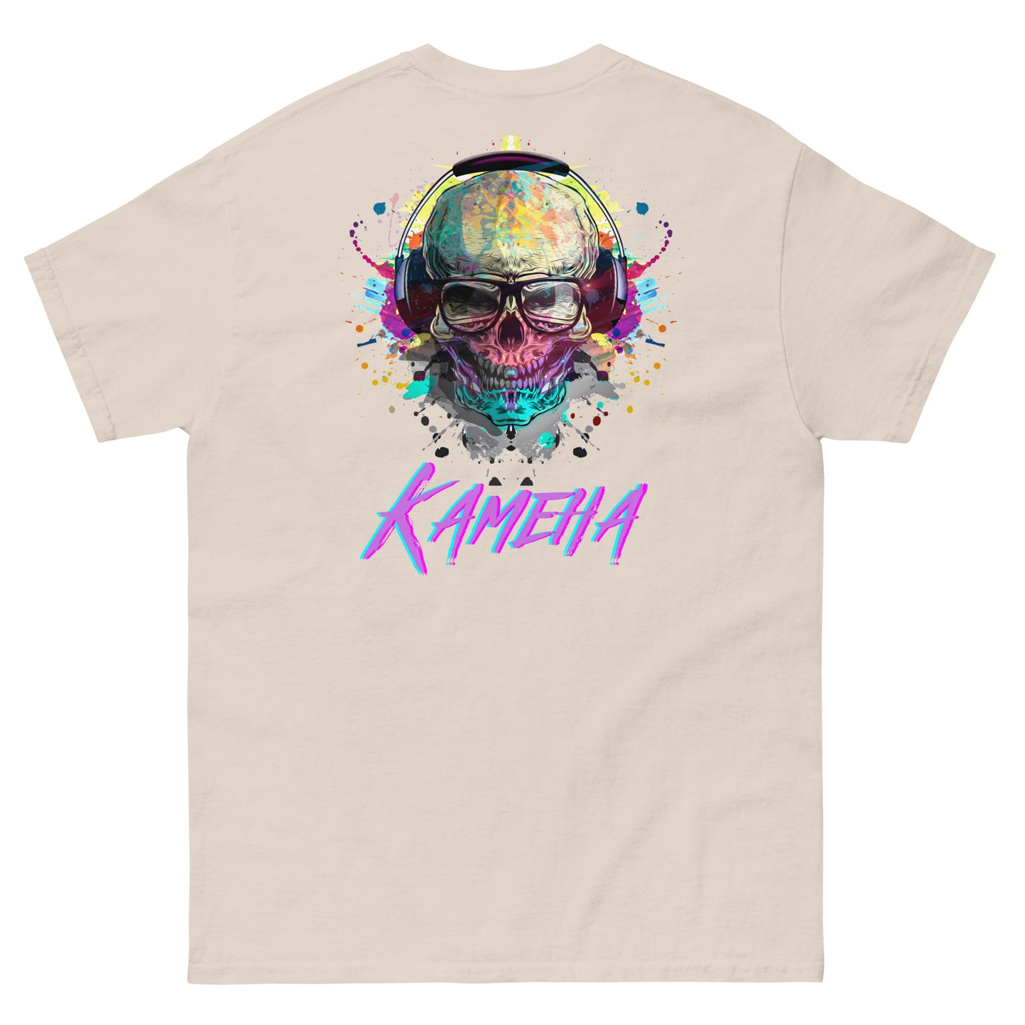 Kameha Skull & Headphones Men's classic tee