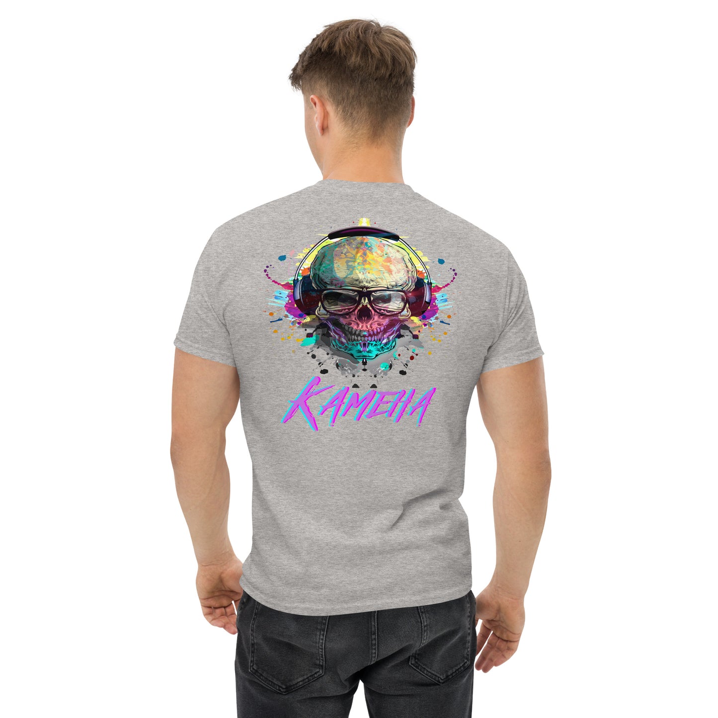 Kameha Skull & Headphones Men's classic tee