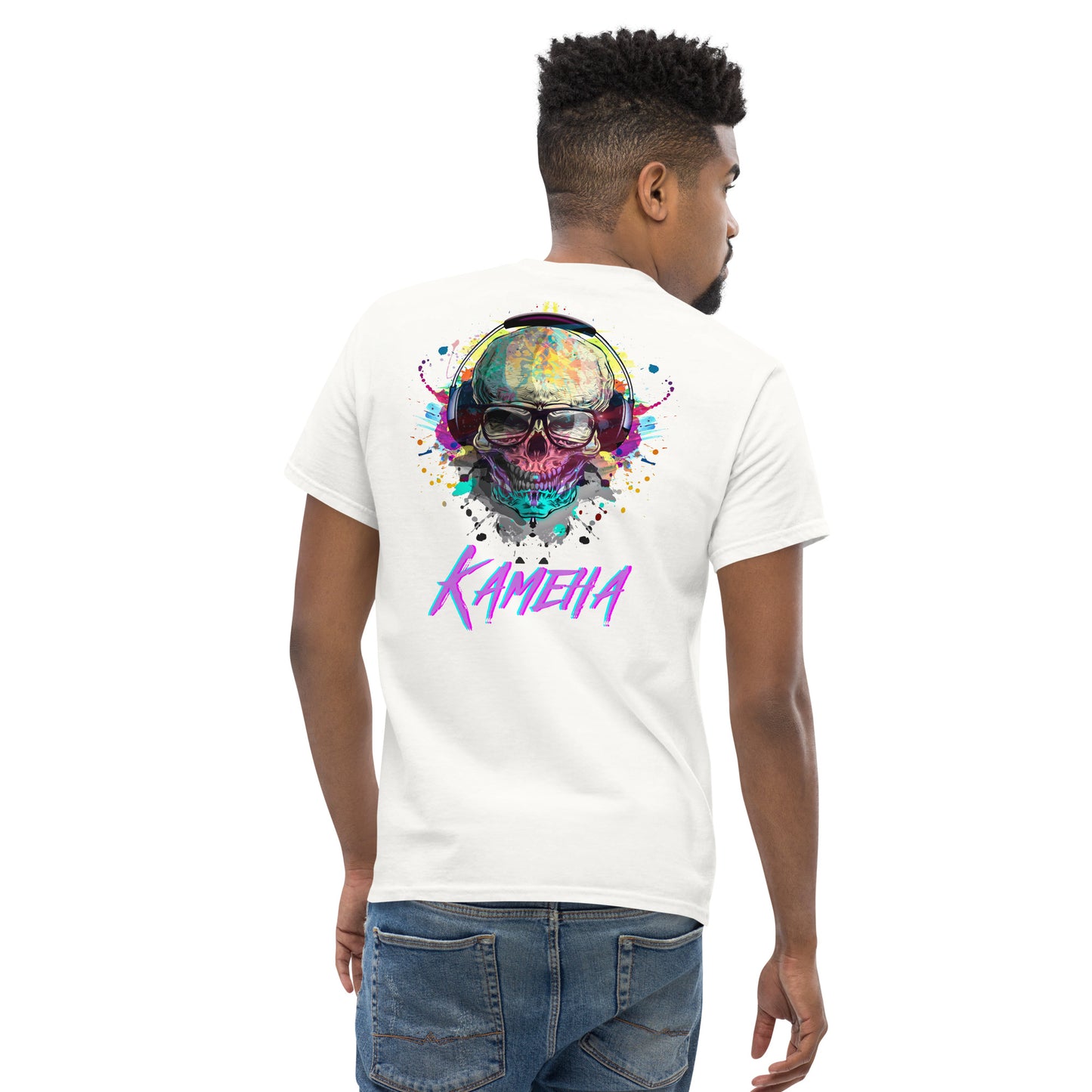 Kameha Skull & Headphones Men's classic tee