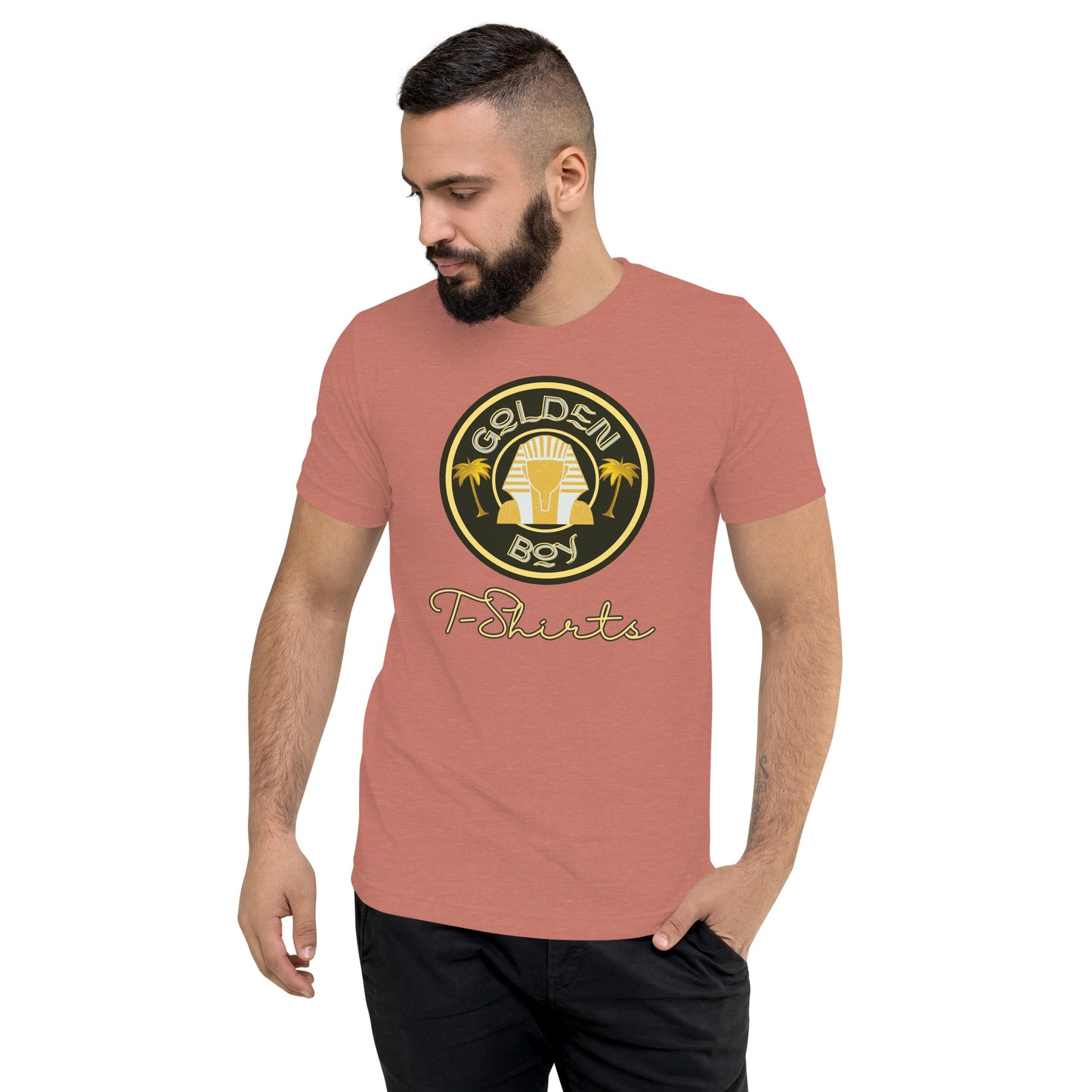 Golden Boy Logo Unisex Tri-blend T-shirt